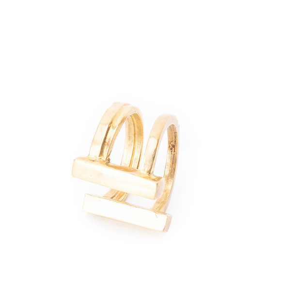 Aesa Ring Women Gold - Picture 5 of 5